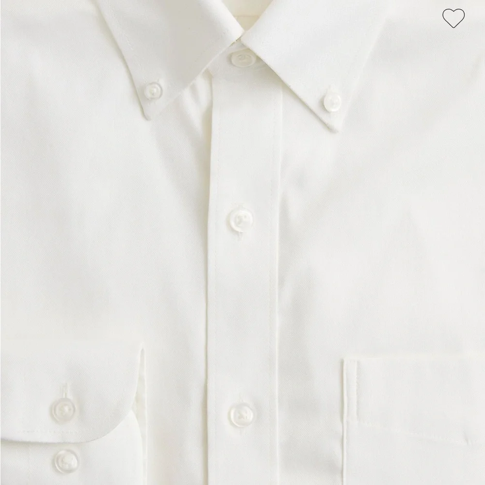 J crew Slim Bowery performance stretch oxford shirt with button-down collar